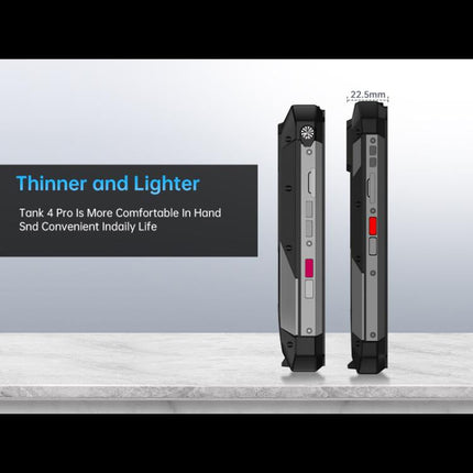 Unihertz Tank 4 Pro Projector Rugged Phone, 16GB+512GB, Night Vision, 6.73 inch Android 13 Dimensity 8300 Octa Core, Network: 5G, NFC