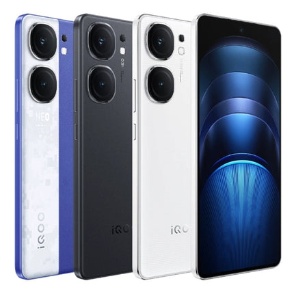 vivo iQOO Neo9S Pro+, 16GB+256GB, Face ID & Ultrasonic 3D Fingerprint Identification, 6.78 inch Android 14 OriginOS 4 Snapdragon 8 Gen 3 Octa Core 2.63GHz, OTG, NFC, Network: 5G, Support Google Play (Black)