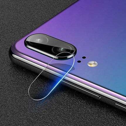 0.3mm 2.5D Transparent Rear Camera Lens Protector Tempered Glass Protective Film for Huawei P20, Huawei P20