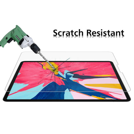 2 PCS 0.26mm 9H Surface Hardness Straight Edge Explosion-proof Tempered Glass Film for iPad Pro 12.9 2018/2020/2021/2022