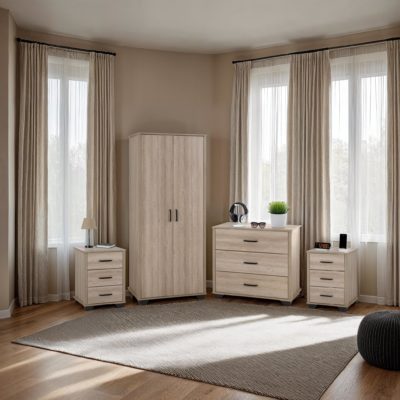 Oliver 3 Door Wardrobe Bedroom Set