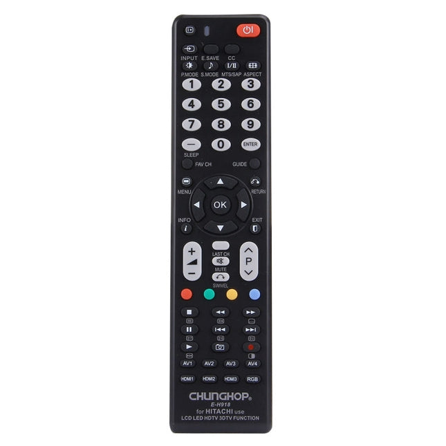 CHUNGHOP E-H918 Universal Remote Controller for HITACHI LED TV / LCD TV / HDTV / 3DTV, for HITACHI TV