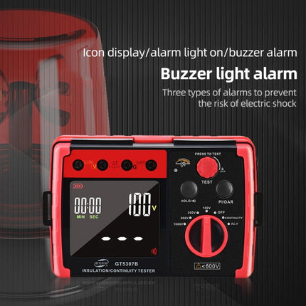 BENETECH GT5307B Professional LCD Digital Insulation Resistance Tester, GT5307B Insulation Resistance Tester