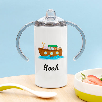 Personalised Noah's Ark Kids Sippy Cup