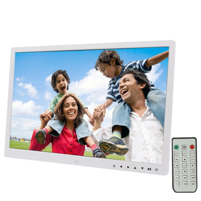 17.0 inch LED Display Digital Photo Frame with 7-keys Touch Button Control / Holder / Remote Control, Allwinner Technology, Support USB / SD Card Input / OTG, US/EU/UK Plug, 17.0 Inch