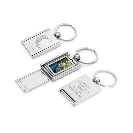 Personalised Eid Mubarak Mini Frame Keyring
