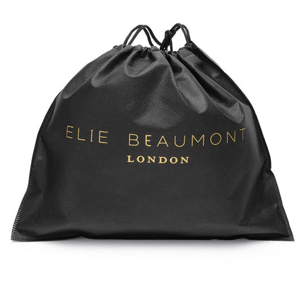 Personalised Elie Beaumont Grey Handbag With Baroque Strap
