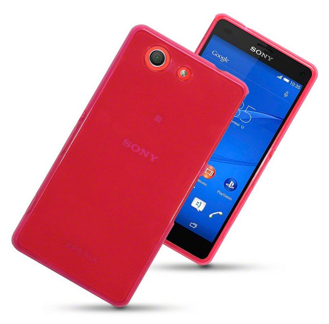 Qubits TPU Gel Hot Pink Case - For Sony Xperia Z3 Compact