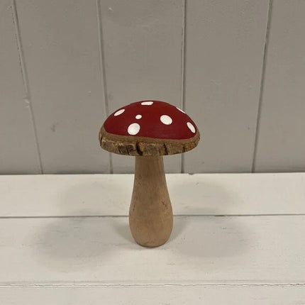Red Wooden Toadstool