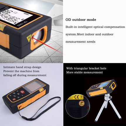 CP-100S Digital Handheld Laser Distance Meter, Max Measuring Distance: 100m, 100m