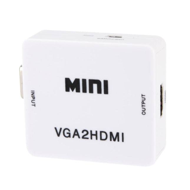 1080P Mini VGA to HDMI Audio Video Converter for HDTV, PC, Laptop and DVD, Mini VGA to HDMI