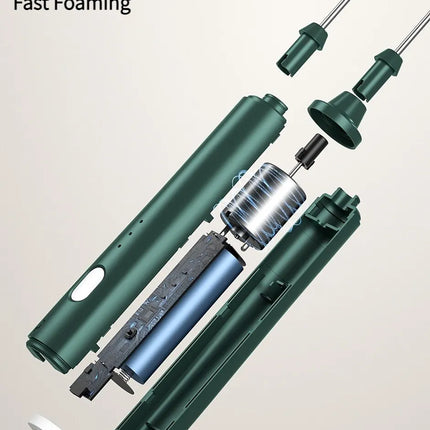 1 PCS USB Rechargeable Handheld Egg Beater 3 Speeds Electric Milk Frother Foam Maker Mixer Coffee Drink Frothing Wand Foamer