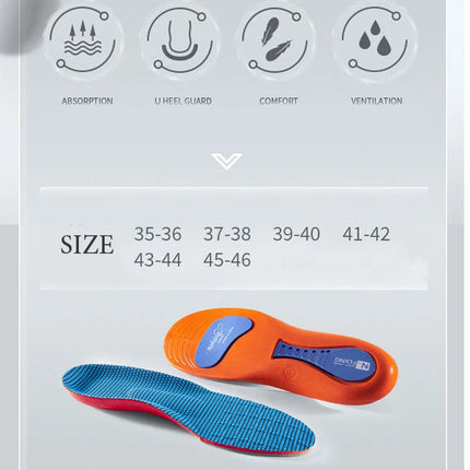 Orthotic Insole Arch Support Flatfoot Running Insoles for Shoes Sole Orthopedic Insoles For Feet Ease Pressure