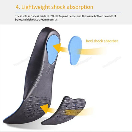 Arch Support Insole for Feet Men Women Orthopedic Insoles for Shoes Comfortable Shock-absorbing Inserts Sport Running Shoe Sole