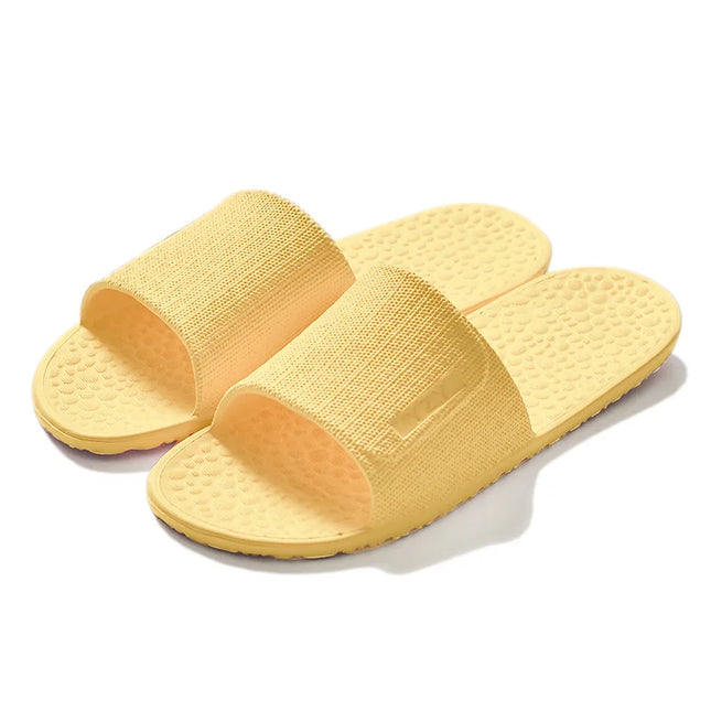 Foldable Home Slippers Hotel Travel Portable Slides Non-Slip Bathing House Guest Use Men Women Unisex Flat Shoes Salon Homestay