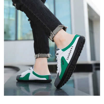 Men's Fashion Soft-soled Half Slippers Summer Men Trendy Bottom Casual Shoes Soft Sole Support Shoes Sneakers Zapatos De Hombre