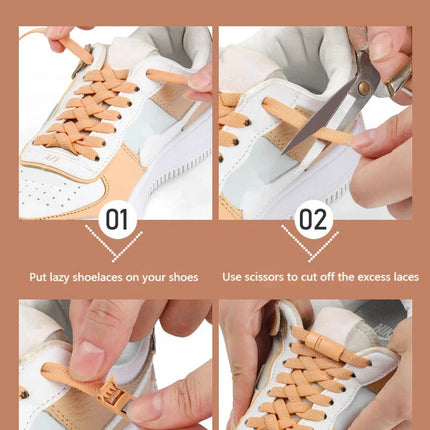 Magnetic Locking Shoelaces without ties Sneakers elastic laces  Children Adults Quick On/Off Shoelaces Shoe accessories 1 Pair