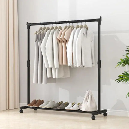 Heavy-Duty Telescopic Clothes Rack