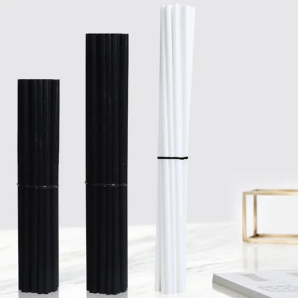 100Pcs Reed Diffuser Sticks Set 3mm 8inch Fiber Reed Diffuser Sticks Fragrance for Bedroom Office Bathroom Home