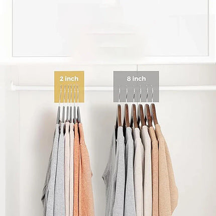 10/20/30pcs Velvet Hanger, Heavy Duty Non-Slip Hanger for Coat Pants and Formal Wear, Space Saving Garment Felt Hanger