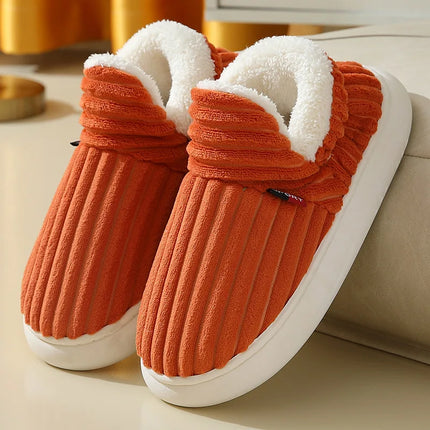 Asgard Classic Plush Slippers For Women Winter 2024 New Outdoor Fluffy Warm Boots Leisure Cotton Shoes Indoor Cozy Home Slides