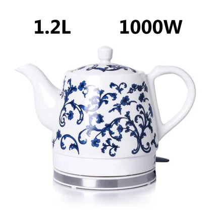 1.5L Electric Ceramic Kettle Water Boiler Water Heating Device Teapot Porcelain Kettle Automatic Power Off 220V Anti-dry burning
