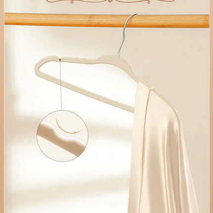 10/20pcs Velvet Hanger Clothing Coat Non Slip Flocked Hakama Saves Clothes Organizer Room Organization And Storage Adult Hanger