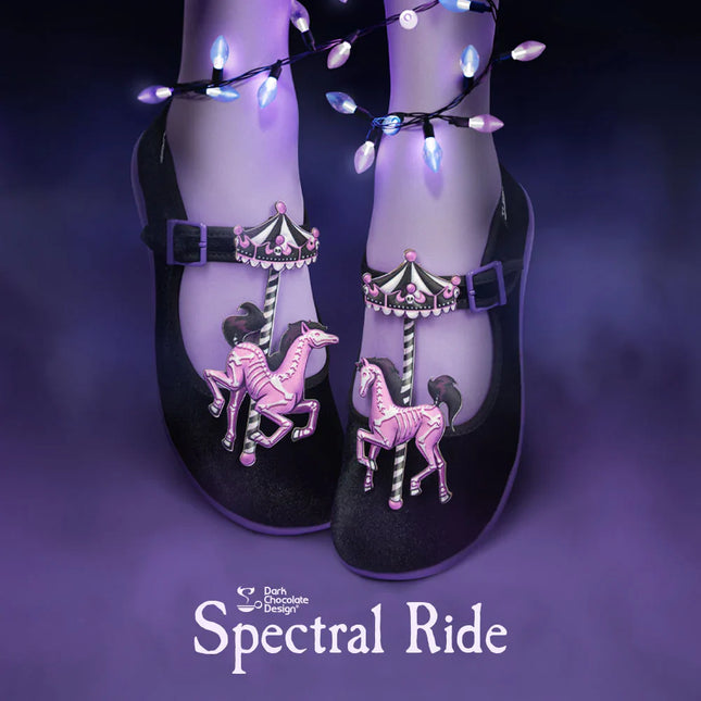 Chocolaticas® Spectral Ride – Gothic Carousel Mary Jane Flats