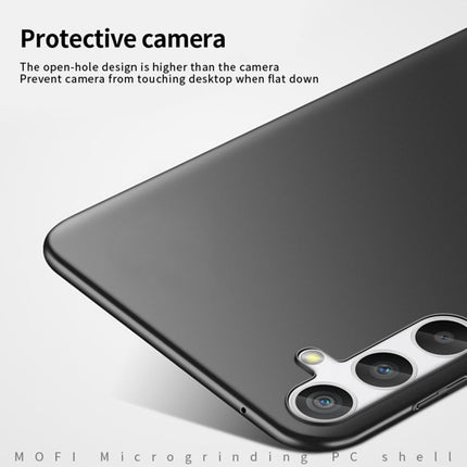 For Samsung Galaxy A25 5G MOFI Frosted PC Ultra-thin Hard Phone Case(Blue)