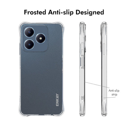 For Realme C63 4G ENKAY Transparent TPU Shockproof Anti-slip Phone Case