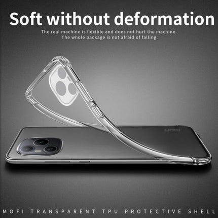For Honor Power MOFI Ming Series Ultra-thin TPU Phone Case(Transparent)