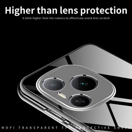 For Honor Power MOFI Ming Series Ultra-thin TPU Phone Case(Transparent)