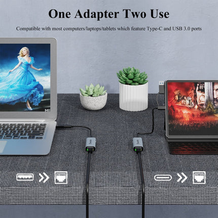 Wavlink NWU330GCA Gigabit Ethernet Adapter Type-C to 2.5 Network Card RJ45 LAN USB3.0 Converter, NWU330GCA