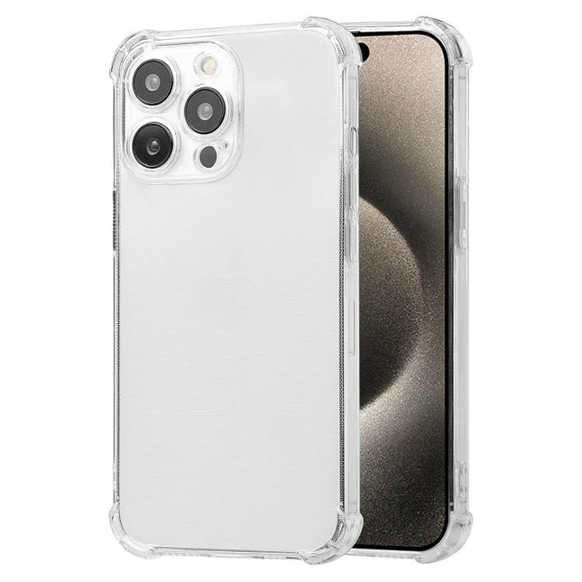 For iPhone 16 Pro Max Kalebol 1.5mm Four-Corner Airbags Shockproof Transparency TPU Phone Case