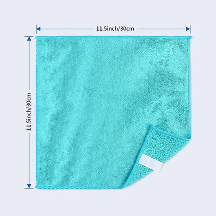 Black Thicken Microfiber Car Cleaning Towels Soft Quick Drying Windows Mirrors Wiping Rags Home Double Layer Clean Cloths