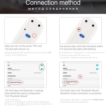 Bluetooth Mouse for APPle MacBook Air Pro Retina 11 12 13 15 16 mac book Laptop Wireless Mouse Rechargeable Mute Gaming Mouse