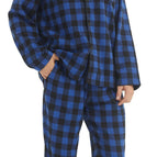 Blue Black Plaid / XXL