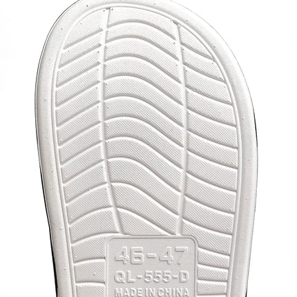 Big Size Men's Slippers Summer Sport Style Slides Anti-slip Thick Sole Breathable Fashion Slip-on Beach Leisure Sandals