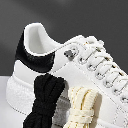 Flat Elastic Shoe Laces Sneakers No Tie Shoelaces for Shoes Tennis Quick Shoelace Clips Without Ties Shoe Accessories Kids Adult