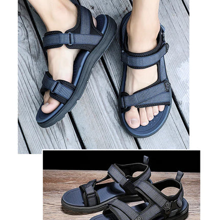 Men Sandals Summer Leisure Beach Holiday Sandals Men Shoes Outdoor Sneakers Male Retro Comfortable Casual Sandals Men