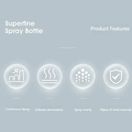 2Pcs High Pressure Spray Bottles Refillable 200ml Bottles Continuous Mist Watering Can Automatic Salon Barber Water Sprayer