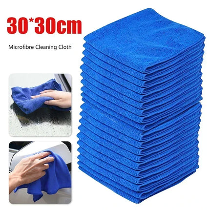 10Pcs Microfiber Towels Car Wash Drying Cloth Towel Household Cleaning Cloths Auto Detailing Polishing Cloth Home Clean Tools