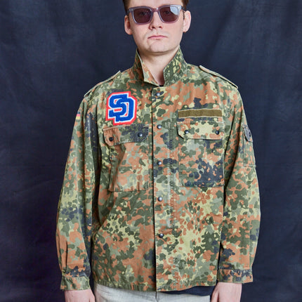 Vintage Military Flecktarn Field Shirt