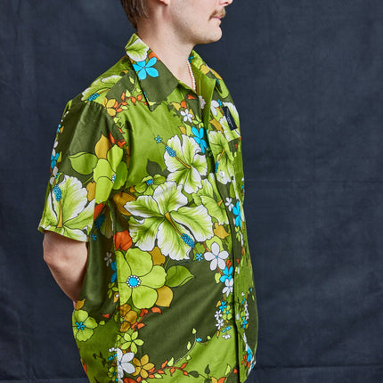 Hibiscus Hawaiian Shirt