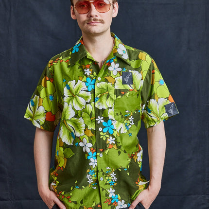 Hibiscus Hawaiian Shirt