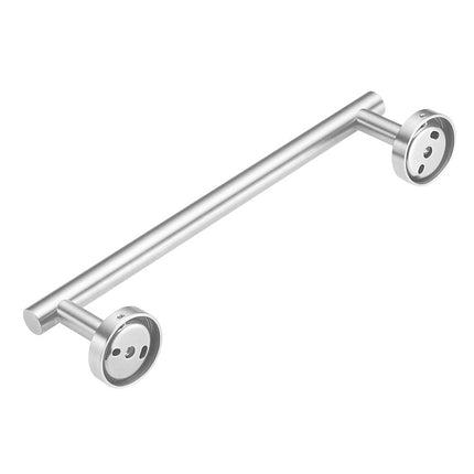 3 In 1 Matte 304 Stainless Steel Towel Bar Paper Towel Rack Hook Bathroom Accessories Bath Shower Set, Color:Silver