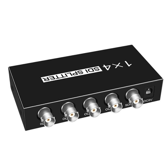 1 In 4 Out SD-SDI / HD-SDI / 3G-SDI Distribution Amplifier Video SDI Splitter, 1 In 4 Out
