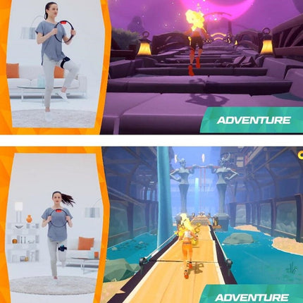 Game Fitness Ring Sports Fitness Ring + Leg Strap For Nintendo NS