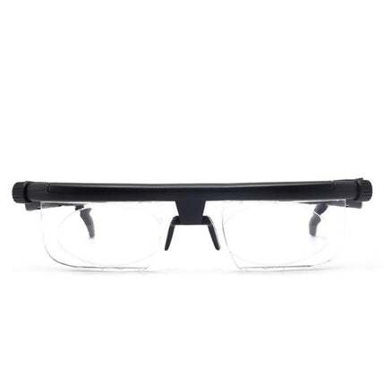 Adjustable Strength Lens Reading Myopia Glasses Eyewear Variable Focus Vision for -6.00D to +3.00D