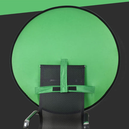 110cm EY-068 Green Background Cloth Folding ID Photo Green Screen Video Backdrop Board For E-Sports Chair